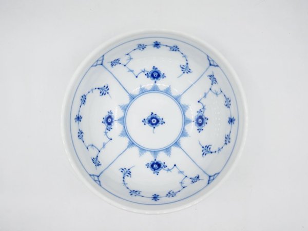 ロイヤルコペンハーゲン ROYAL COPENHAGEN ブルーフルーテッド プレイン Blue Fluted Plain ボウル Φ13cm デンマーク 北欧食器 B ●