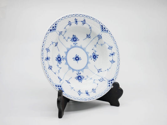 ロイヤルコペンハーゲン ROYAL COPENHAGEN ブルーフルーテッド ハーフレース Blue Fluted ディーププレート Φ21cm デンマーク 北欧食器 A ●