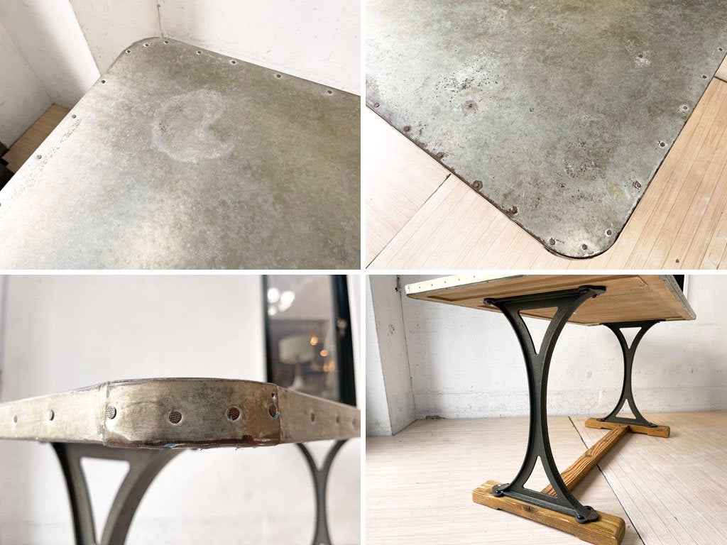 クラッシュゲート CRASH GATE ノットアンティークス Knot antiques シカゴテーブル CHICAGO TABLE ダイニングテーブル 作業台 廃番 参考定価 \84,700- ★