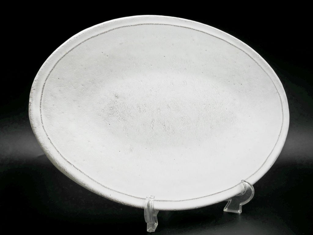 アスティエ・ド・ヴィラット ASTIER de VILLATTE シンプル SIMPLE オーバルプレート 34cm フランス 定価 24,860円 ●