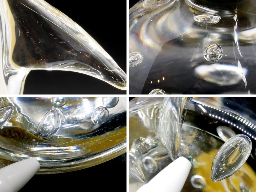 ムラーノ フォルミア Formia イルカ ガラス製 オブジェ 置物 ●