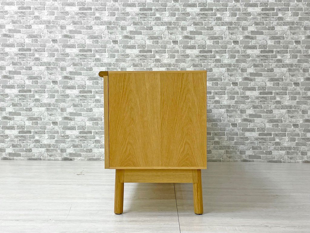 イデー IDEE スティルト サイドボード L STILT SIDEBOARD オーク材 ホワイト W141cm AVボード マリナ・ボーティエ 定価￥99,900- ●