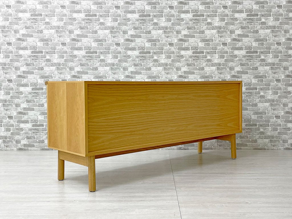 イデー IDEE スティルト サイドボード L STILT SIDEBOARD オーク材 ホワイト W141cm AVボード マリナ・ボーティエ 定価￥99,900- ●