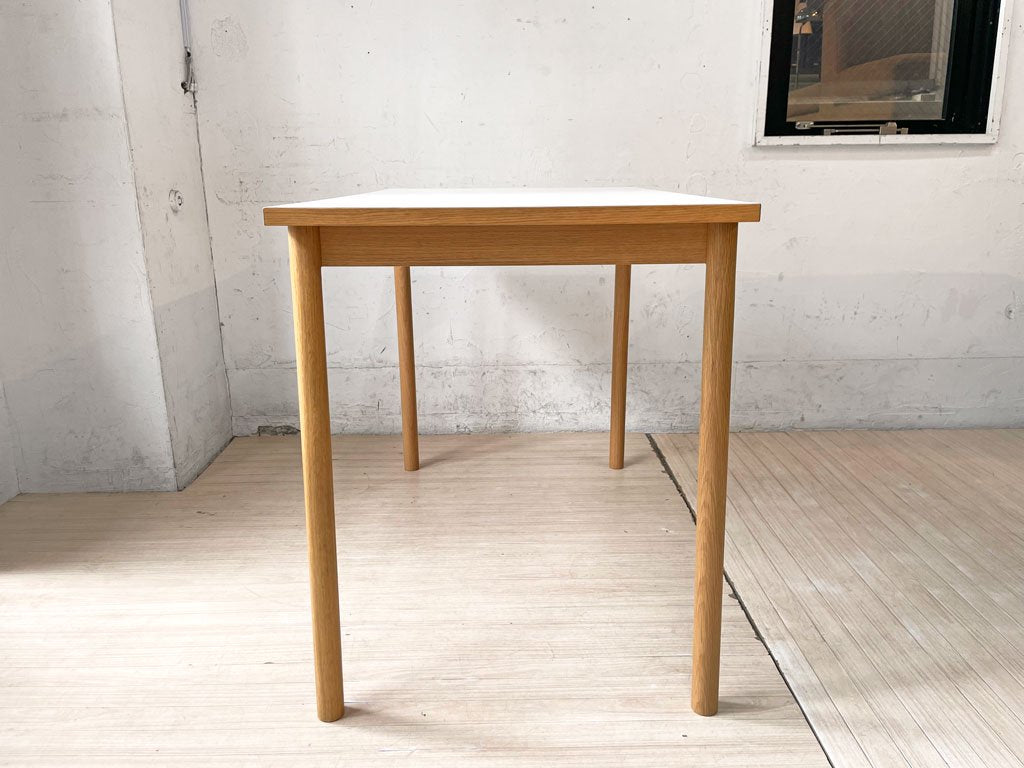 イデー IDEE スティルト テーブル STILT TABLE 1000 ホワイト デスク メラミン×オーク材 マリナ・ボーティエ Marina Bautier 参考定価  \59,000- ★