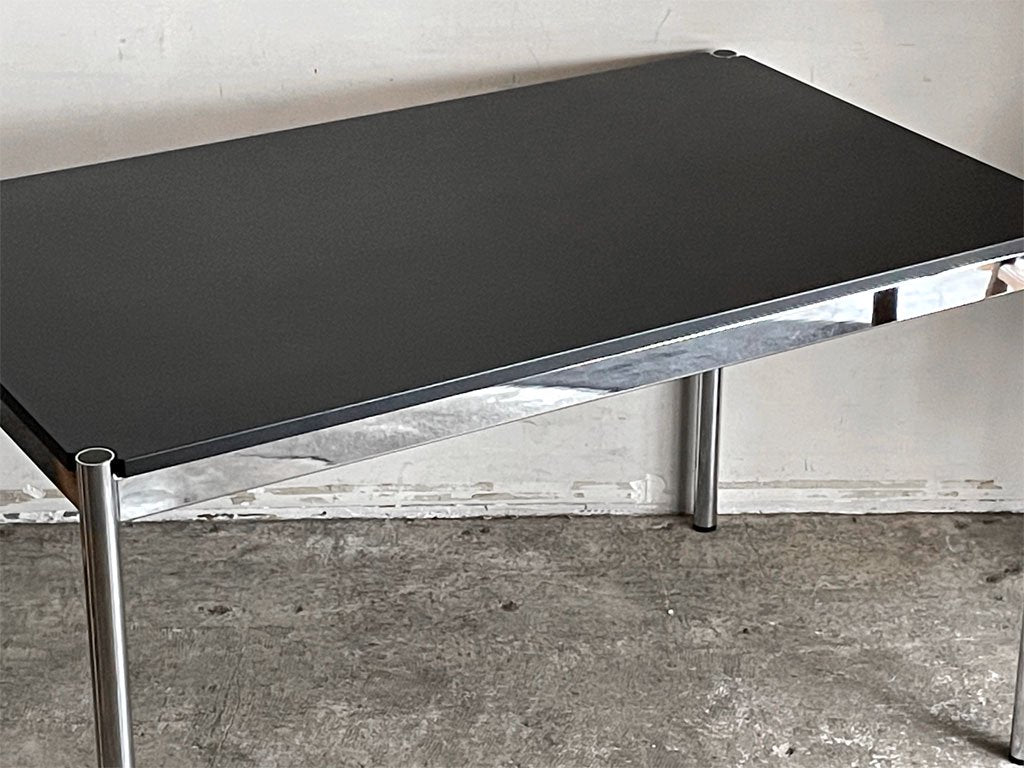 USMハラー USM Haller モジュラーファニチャー ハラーテーブル フェニックス ネロインゴ ワークデスク W125cm ブラック ■