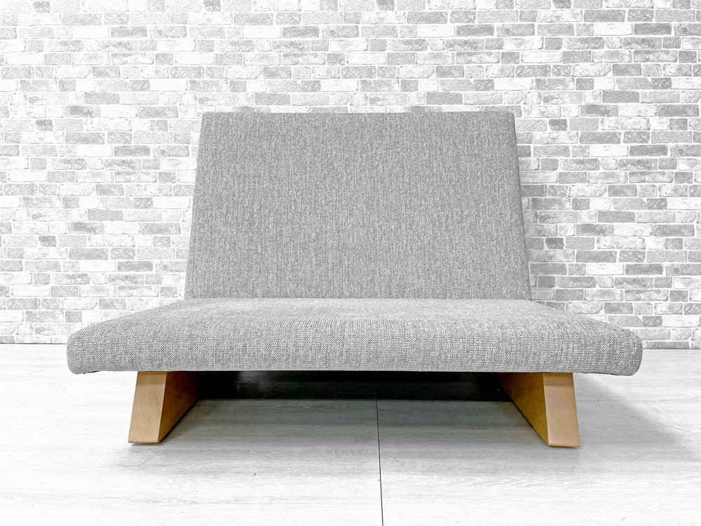 フランネル FLANNEL ソファ SOFA ペンタ PENTA 900 チェア グレー ブリック ビーチ無垢材 モダンデザイン 定価66,440円以上 ●