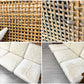 アクメファニチャー ACME Furniture ウィッカー WICKER SOFA 3P ハックベリー ラタン ファブリック 西海岸スタイル 定価￥198,770- 現状特価品 ●