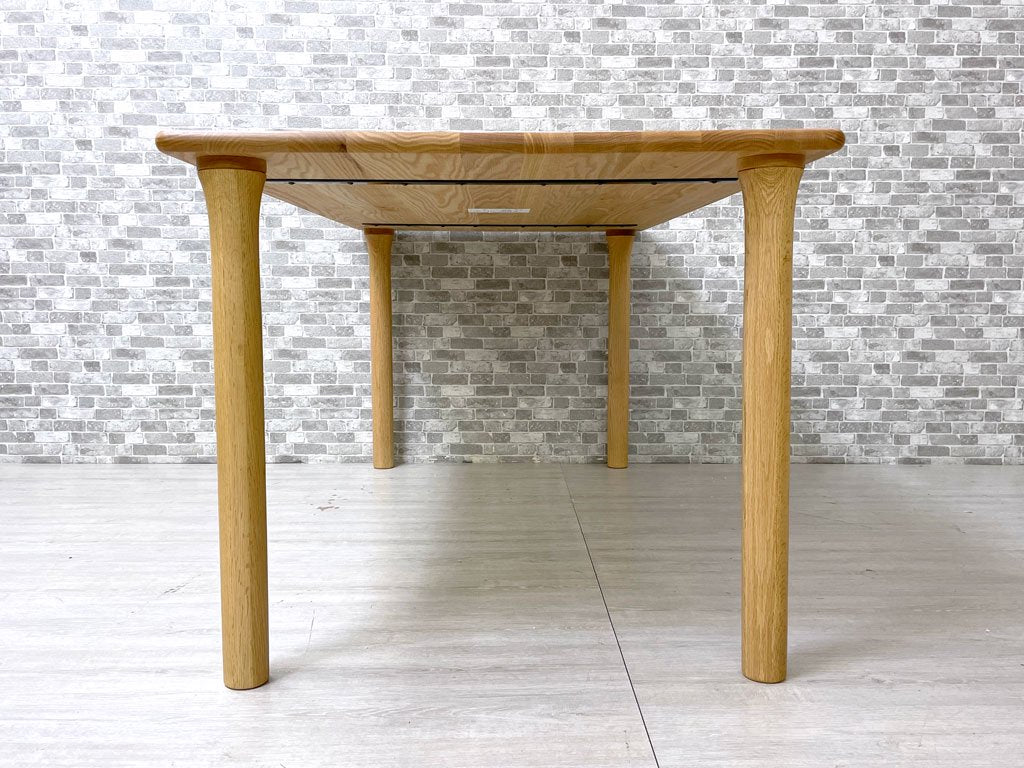 アクタス ACTUS スープダイニングテーブル SOUP DINING TABLE Rレッグ オーク材 W160 参考価格 \159,500- ●