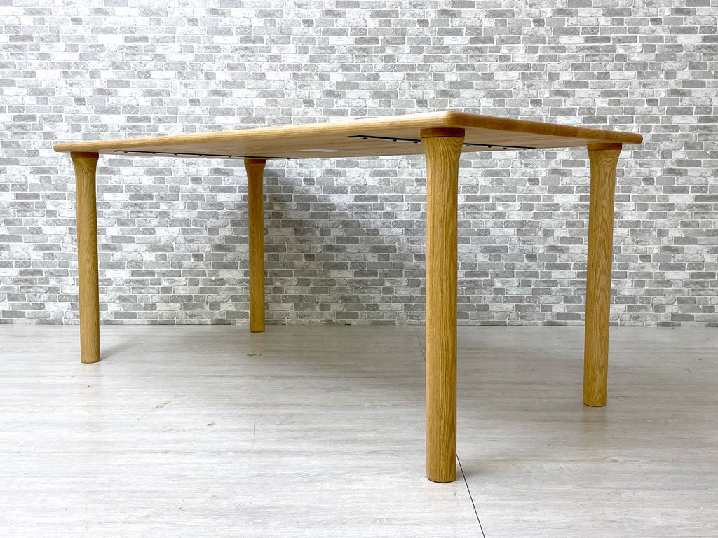 アクタス ACTUS スープダイニングテーブル SOUP DINING TABLE Rレッグ オーク材 W160 参考価格 \159,500- ●