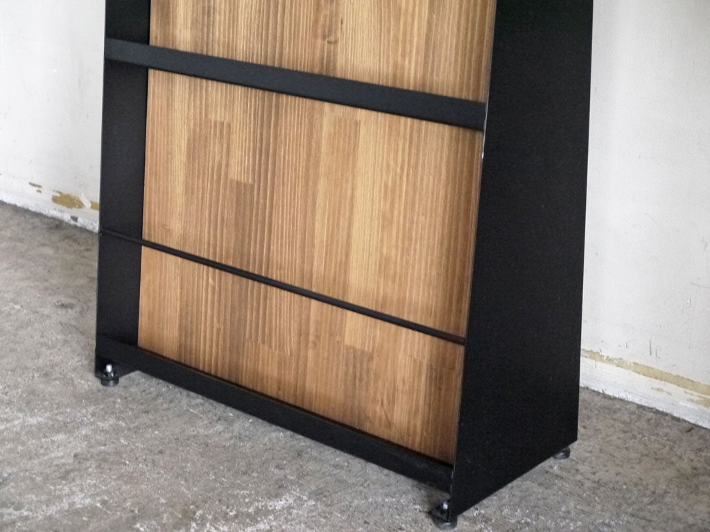 サルク スチールウッドファニチャー SULK steelwood furniture マガジンラック MAGAZINE RACK 本棚 インダストリアル ■