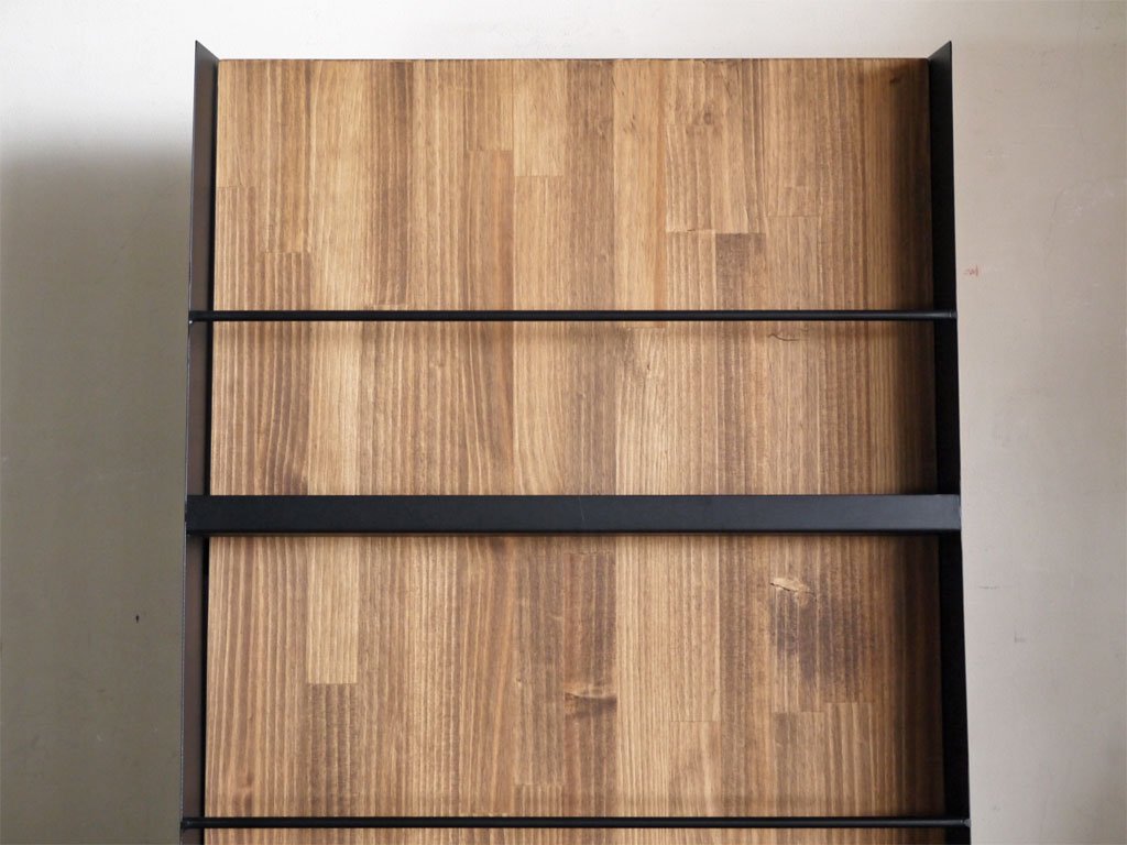 サルク スチールウッドファニチャー SULK steelwood furniture マガジンラック MAGAZINE RACK 本棚 インダストリアル ■