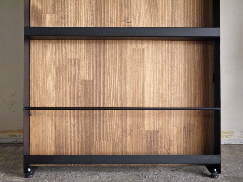 サルク スチールウッドファニチャー SULK steelwood furniture マガジンラック MAGAZINE RACK 本棚 インダストリアル ■