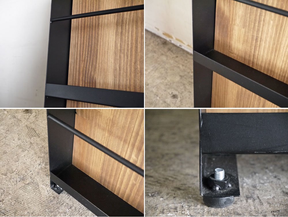 サルク スチールウッドファニチャー SULK steelwood furniture マガジンラック MAGAZINE RACK 本棚 インダストリアル ■