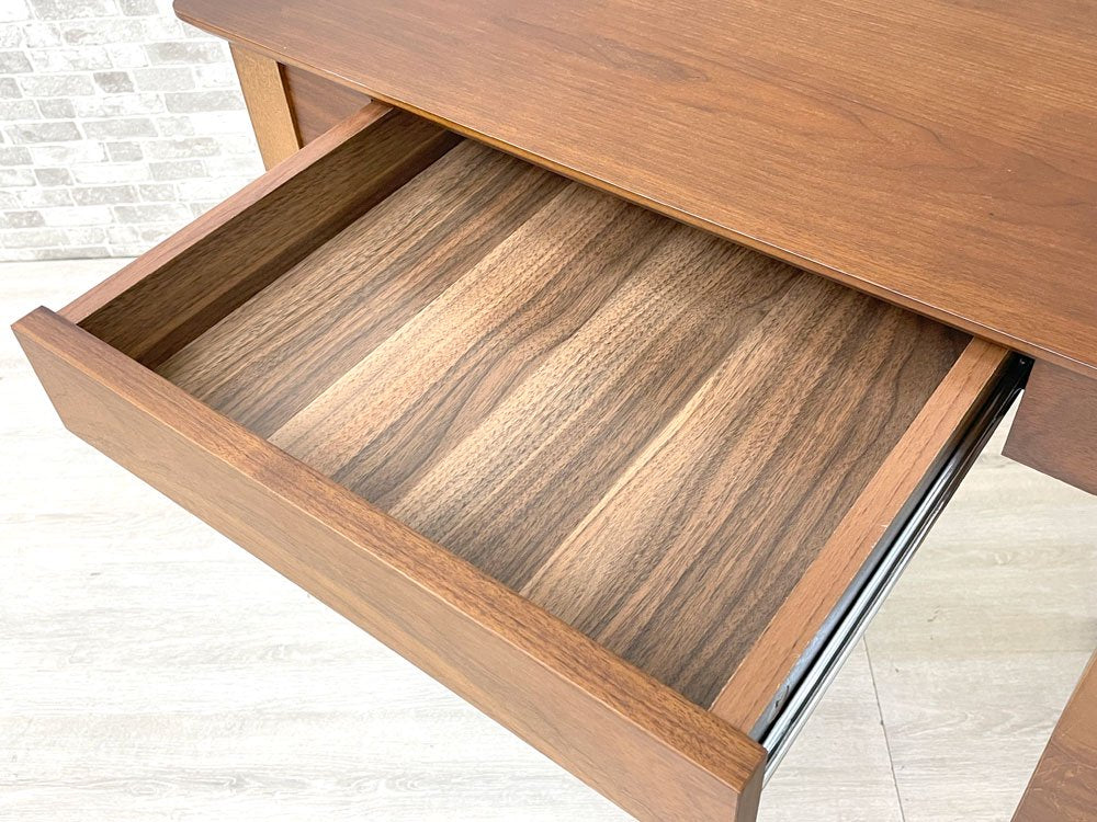 あずま工芸株式会社 ディオーネ ウッドデスク Dione Wood Desk ED-2870 抽斗付き W70cm ウォールナット材 FLYMEe Room取扱い ●