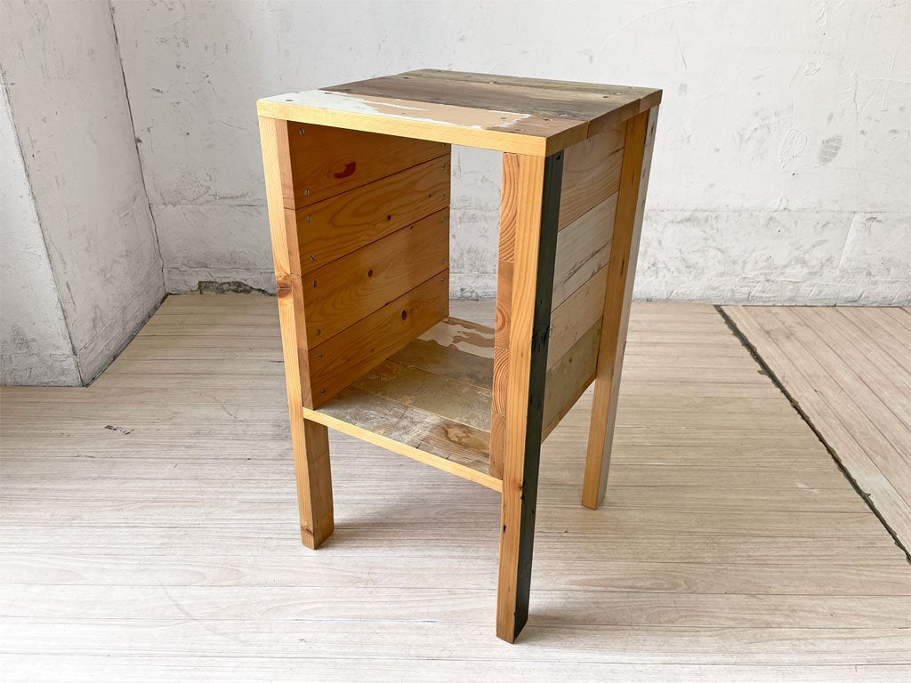 ピート・ヘイン・イーク PIET HEIN EEK スクラップウッド サイドテーブル SCRAPWOOD SIDE TABLE 古材 オランダ CIBONE取扱 ★