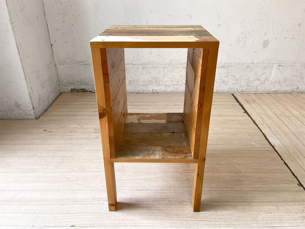 ピート・ヘイン・イーク PIET HEIN EEK スクラップウッド サイドテーブル SCRAPWOOD SIDE TABLE 古材 オランダ CIBONE取扱 ★