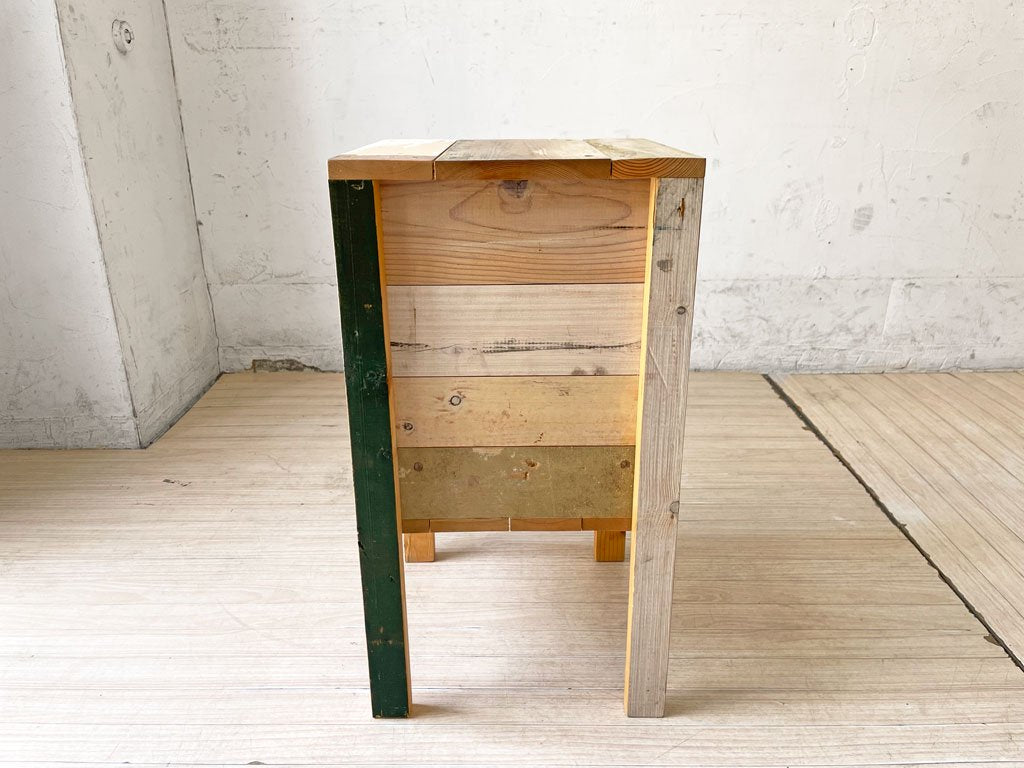 ピート・ヘイン・イーク PIET HEIN EEK スクラップウッド サイドテーブル SCRAPWOOD SIDE TABLE 古材 オランダ CIBONE取扱 ★