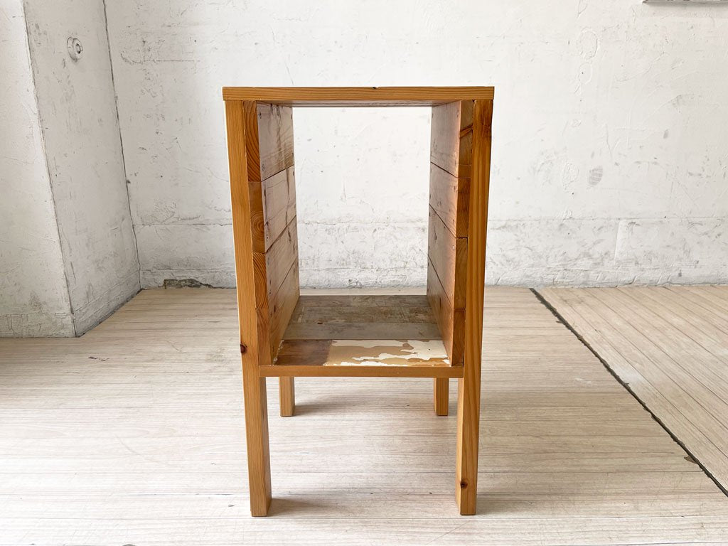 ピート・ヘイン・イーク PIET HEIN EEK スクラップウッド サイドテーブル SCRAPWOOD SIDE TABLE 古材 オランダ CIBONE取扱 ★