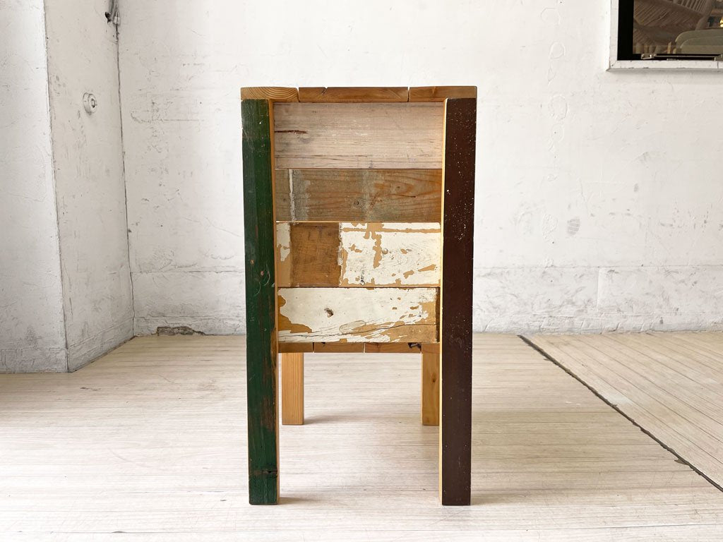 ピート・ヘイン・イーク PIET HEIN EEK スクラップウッド サイドテーブル SCRAPWOOD SIDE TABLE 古材 オランダ CIBONE取扱 ★