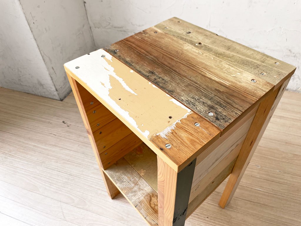 ピート・ヘイン・イーク PIET HEIN EEK スクラップウッド サイドテーブル SCRAPWOOD SIDE TABLE 古材 オランダ CIBONE取扱 ★