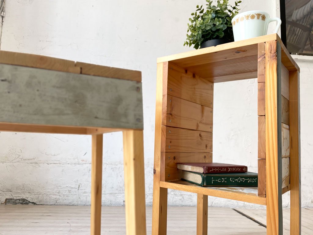 ピート・ヘイン・イーク PIET HEIN EEK スクラップウッド サイドテーブル SCRAPWOOD SIDE TABLE 古材 オランダ CIBONE取扱 ★