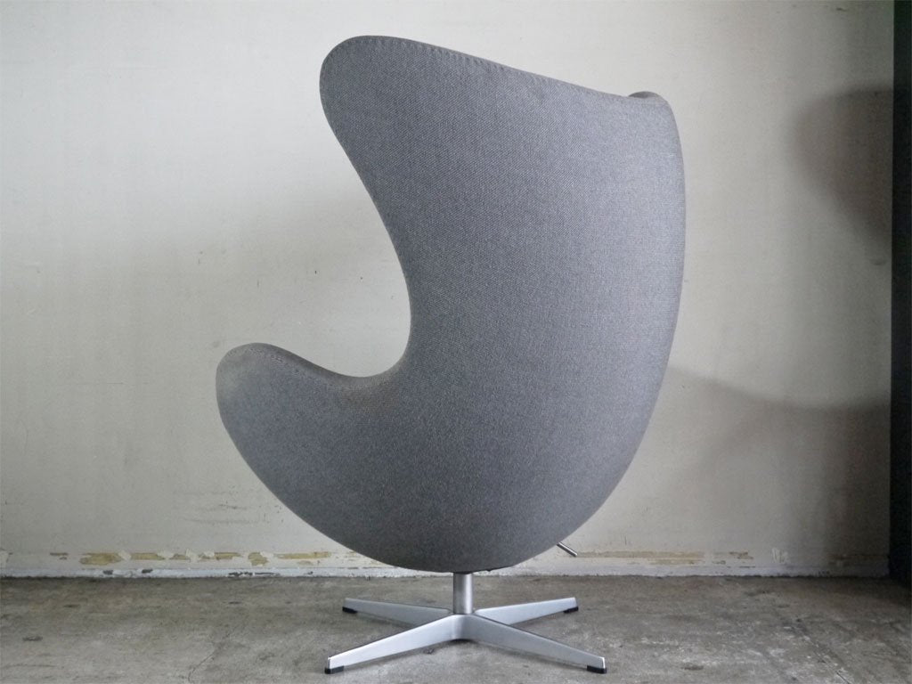 フリッツハンセン Fritz Hansen 3316 エッグチェア EGG CHAIR グレー ファブリック ラウンジチェア アルネ・ヤコブセン デンマーク ■