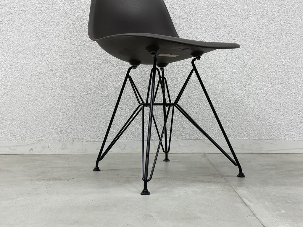 ハーマンミラー Herman Miller サイドシェルチェア DSR エッフェルベース ポリプロピレン製 チョコレートブラウン C&R イームズ Eames ミッドセンチュリー 〓