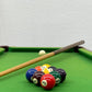 アバクロンビー＆フィッチ Abercrombie & Fitch ミニチュア ビリヤードテーブル Miniature Pool Table ボール キューセット アメリカン雑貨 〓