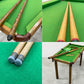 アバクロンビー＆フィッチ Abercrombie & Fitch ミニチュア ビリヤードテーブル Miniature Pool Table ボール キューセット アメリカン雑貨 〓