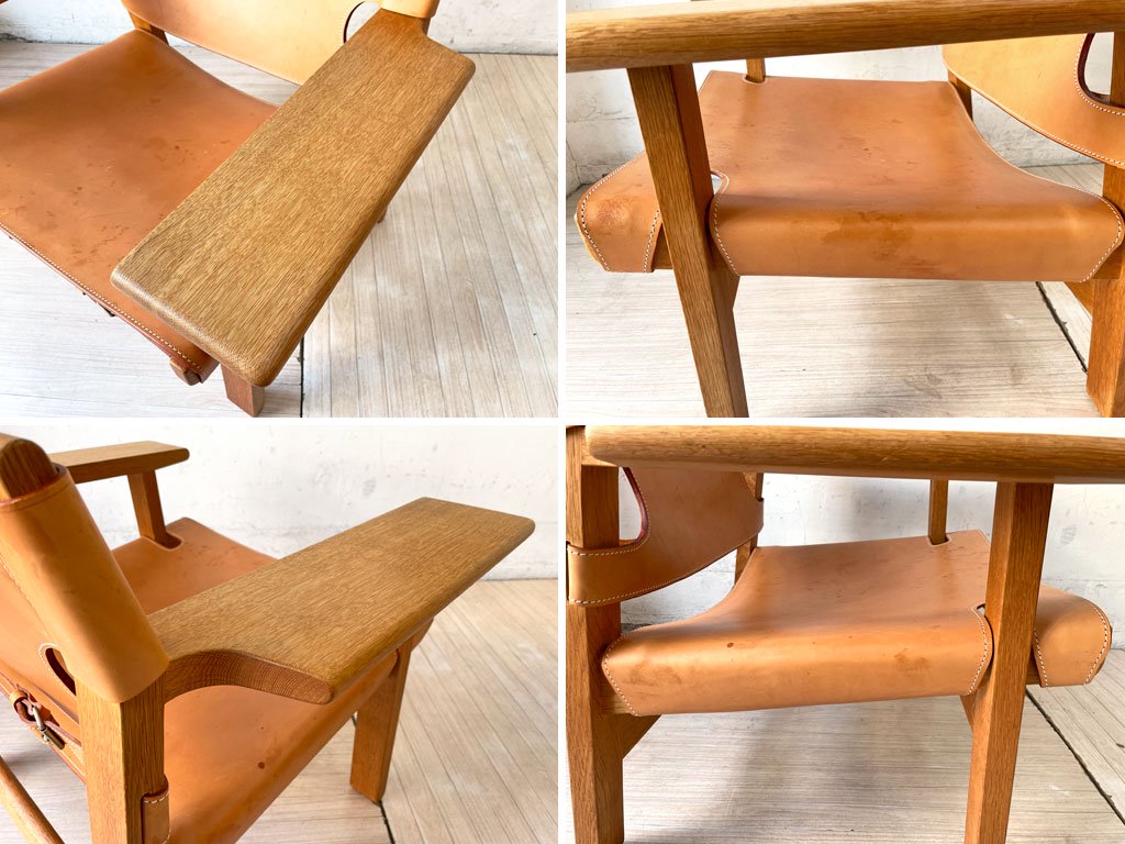 フレデリシア FREDERICIA スパニッシュチェア The Spanish Chair 2226 ラウンジチェア オーク無垢材 ナチュラルレザー デンマーク 北欧家具 ボーエ・モーエンセン ★