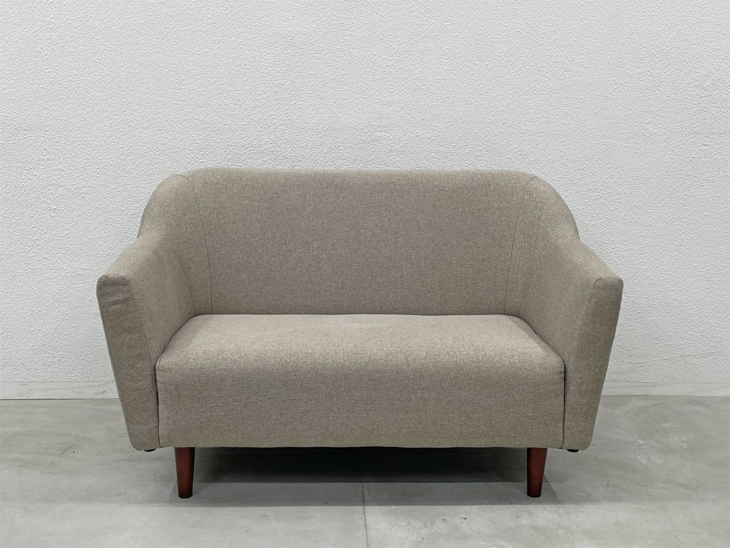 ビーカンパニー B-COMPANY R-SOFA 2Pソファ ファブリック チャコール 北欧スタイル 〓