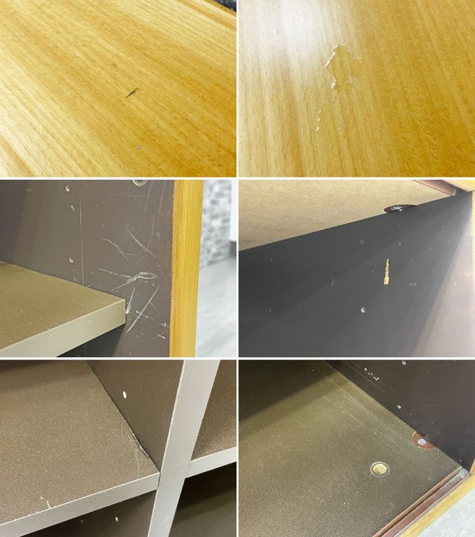ラボファ Labofa ビーチ材 蛇腹扉 キャビネット ストレージ 鍵付き デンマーク製 北欧家具 台座なし A ●