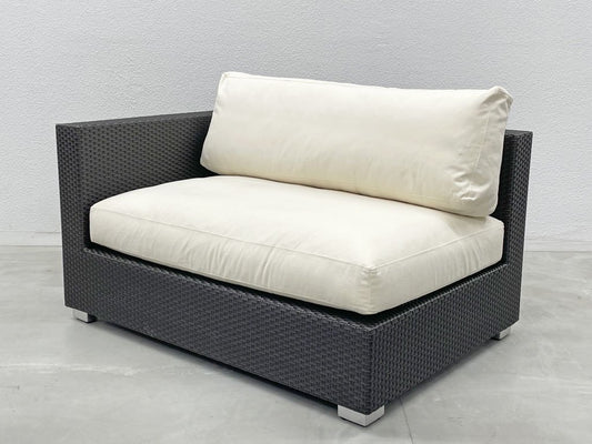 ワイスワイス WISE・WISE ミロ 片アームソファ MIRO SV-107M-L One Arm Sofa アルミ脚 プラスチックコード 屋外使用可能 定価 202,000円 〓