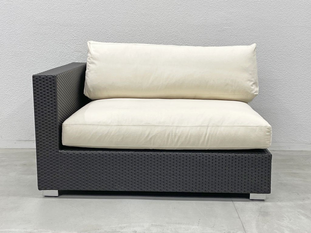 ワイスワイス WISE・WISE ミロ 片アームソファ MIRO SV-107M-L One Arm Sofa アルミ脚 プラスチックコード 屋外使用可能 定価 202,000円 〓