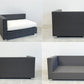 ワイスワイス WISE・WISE ミロ 片アームソファ MIRO SV-107M-L One Arm Sofa アルミ脚 プラスチックコード 屋外使用可能 定価 202,000円 〓