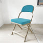 クラリン CLARIN フォールディングチェア FOLDING CHAIR フルクッション 折り畳み ティールカラー US家具 P.F.S.取扱 定価￥30,800- ★