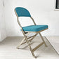 クラリン CLARIN フォールディングチェア FOLDING CHAIR フルクッション 折り畳み ティールカラー US家具 P.F.S.取扱 定価￥30,800- ★