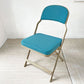 クラリン CLARIN フォールディングチェア FOLDING CHAIR フルクッション 折り畳み ティールカラー US家具 P.F.S.取扱 定価￥30,800- ★