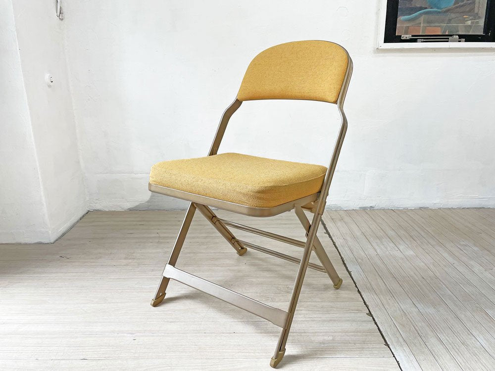 クラリン CLARIN フォールディングチェア FOLDING CHAIR フルクッション 折り畳み アンバーカラー US家具 P.F.S.取扱 定価￥30,800- ★