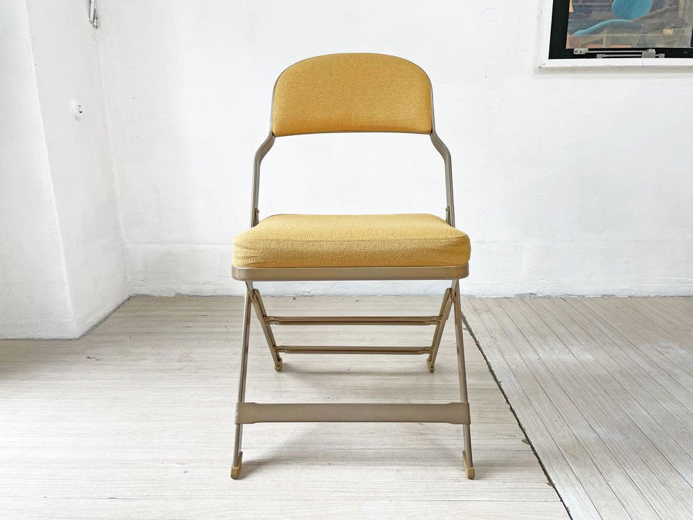 クラリン CLARIN フォールディングチェア FOLDING CHAIR フルクッション 折り畳み アンバーカラー US家具 P.F.S.取扱 定価￥30,800- ★