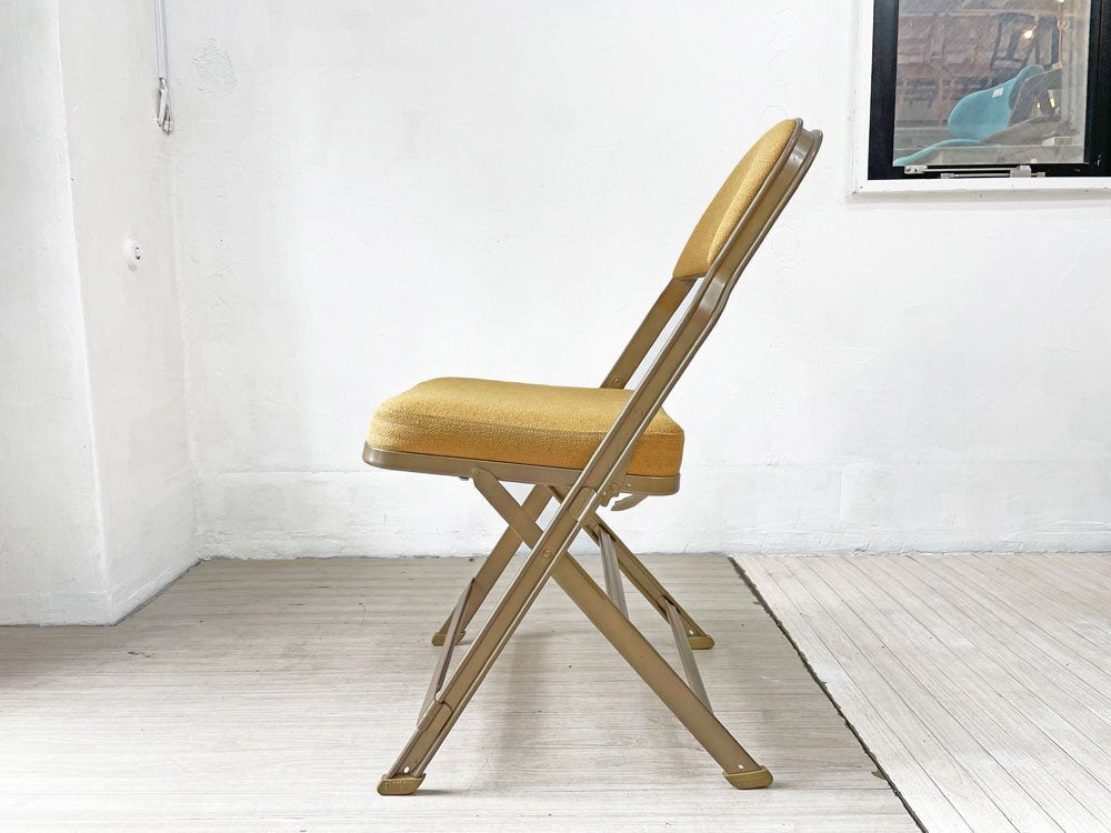 クラリン CLARIN フォールディングチェア FOLDING CHAIR フルクッション 折り畳み アンバーカラー US家具 P.F.S.取扱 定価￥30,800- ★