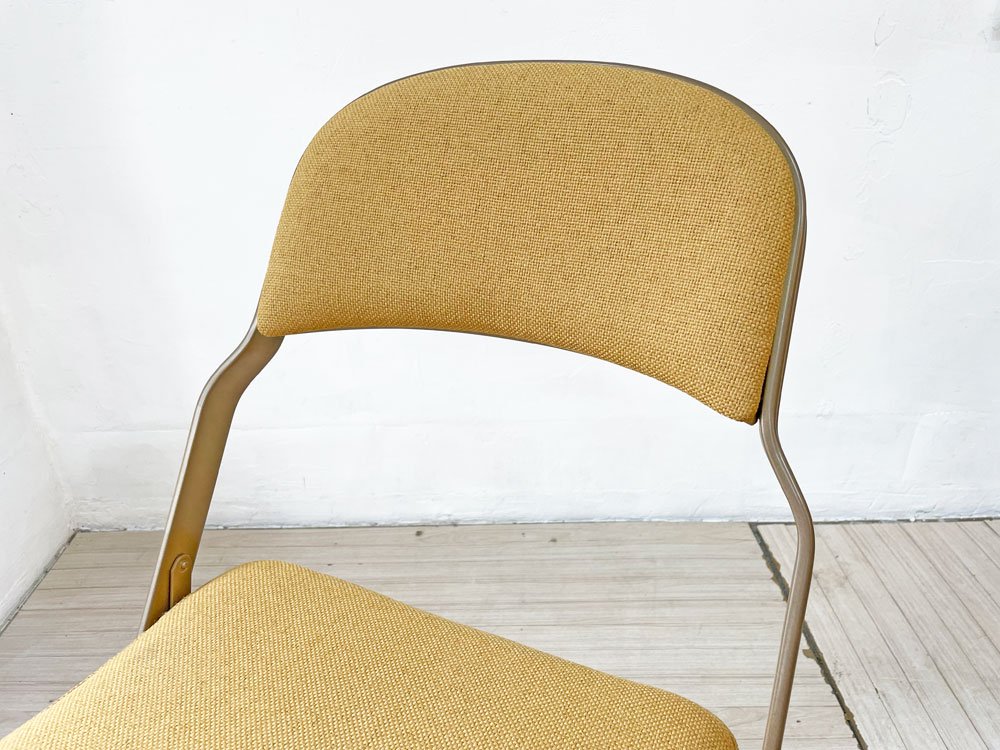 クラリン CLARIN フォールディングチェア FOLDING CHAIR フルクッション 折り畳み アンバーカラー US家具 P.F.S.取扱 定価￥30,800- ★