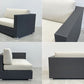 ワイスワイス WISE・WISE ミロ 片アームソファ MIRO SV-107M-R One Arm Sofa アルミ脚 プラスチックコード 屋外使用可能 展示品 定価 230,000円 〓