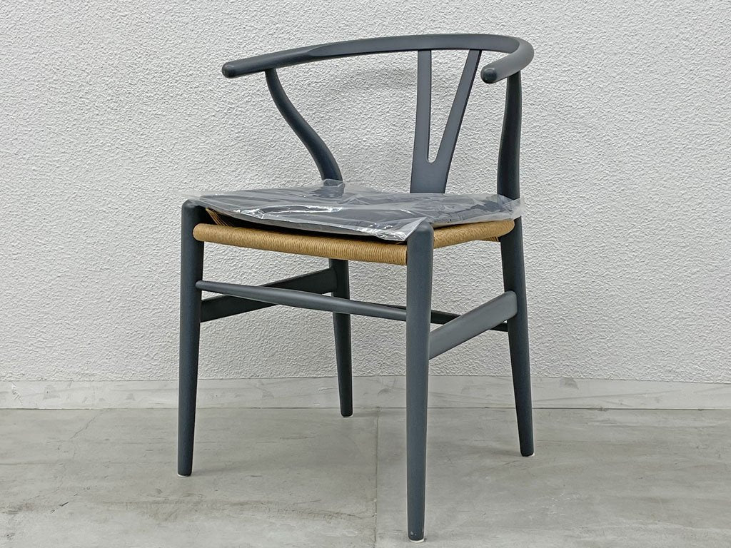 カールハンセン&サン Carl Hansen&Son Yチェア CH24 ハンス J.ウェグナー ラッカー塗装 ソフトグレー ビーチ材 北欧 デンマーク 〓