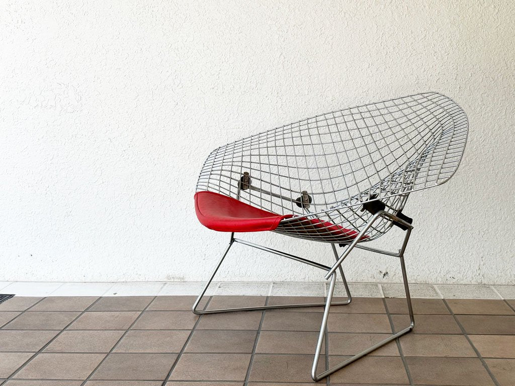 ノル Knoll ダイヤモンドチェア Diamond Chair ラージ ハリー ベルトイア ミッドセンチュリーモダン ビンテージ ◇