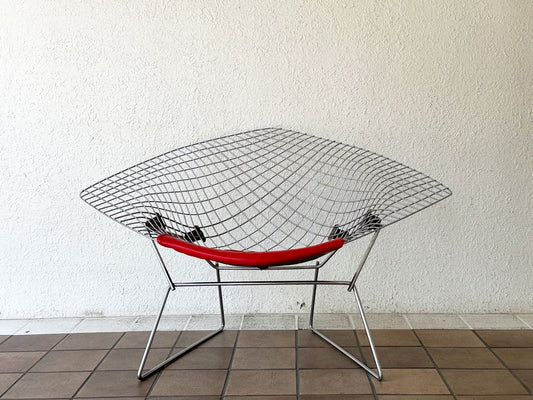 ノル Knoll ダイヤモンドチェア Diamond Chair ラージ ハリー ベルトイア ミッドセンチュリーモダン ビンテージ ◇