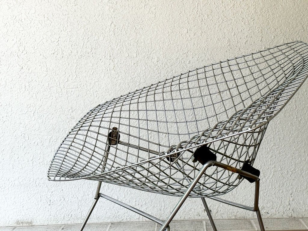 ノル Knoll ダイヤモンドチェア Diamond Chair ラージ ハリー ベルトイア ミッドセンチュリーモダン ビンテージ ◇