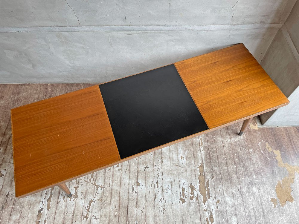 USビンテージ コーヒーテーブル センターテーブル ウォールナット×オーク メラミン天板 W137 ミッドセンチュリー ACME Furniture取り扱い ♪