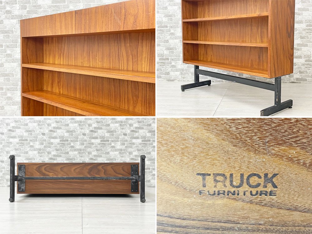 トラックファニチャー TRUCK FURNITURE AFパーテーション AF PARTITION アフロモシア材 プランターシェルフ 本棚 飾り棚 間仕切り ●