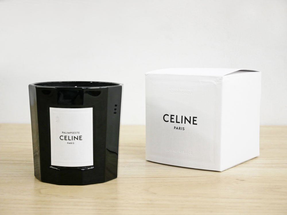 セリーヌ CELINE セリーヌ オート パフューマリー コレクション キャンドルコレクション パフューム キャンドル ブラック フランス 箱付き 未使用品 ●